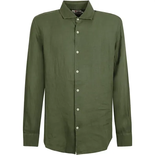 Men's Clothing Shirts Linen52 Ss24 , male, Sizes: L, S, M - MC2 Saint Barth - Modalova