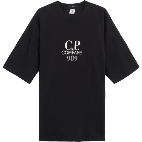 Kurzarm T-Shirt Komfort Stil , Herren, Größe: M - C.P. Company - Modalova