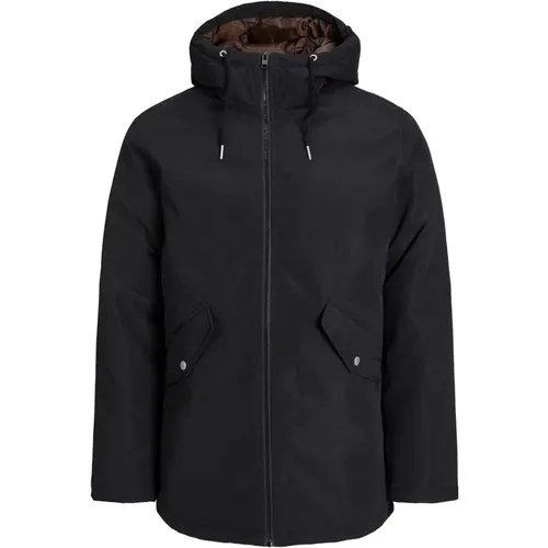 Wasserabweisende Parka Loop Jacke Zwei Taschen - jack & jones - Modalova