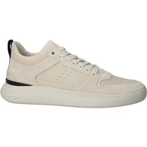 Moderne Sportliche Leder-Sneaker , Herren, Größe: 45 EU - Blackstone - Modalova