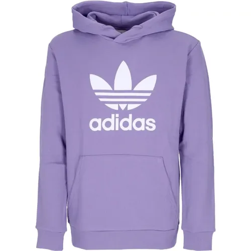 Classic Trefoil Hoodie Lightweight Sweatshirt , male, Sizes: XS, M, L, S - Adidas - Modalova