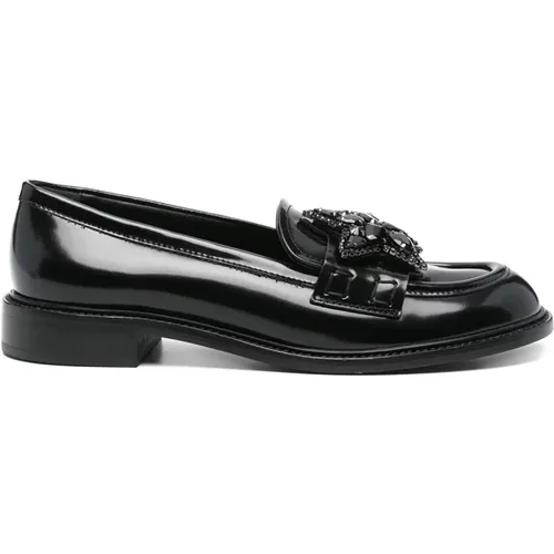 Olivia Star Patent Leather Loafers , female, Sizes: 4 UK, 4 1/2 UK, 5 UK, 5 1/2 UK, 7 UK, 6 UK - AGL - Modalova