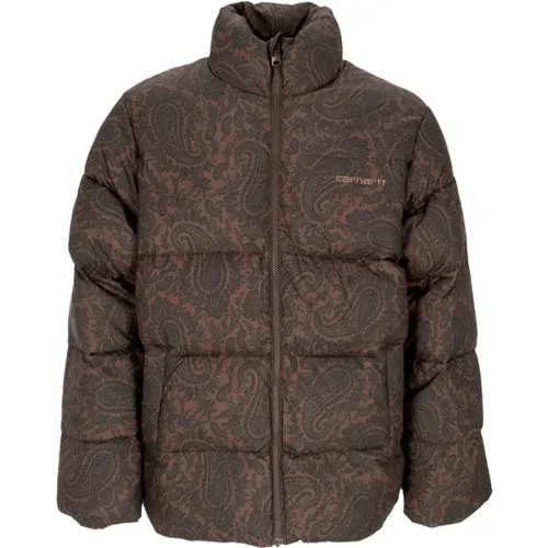 Paisley Print Down Jacket Men , male, Sizes: L, M - Carhartt WIP - Modalova