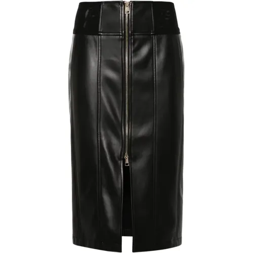 Faux Leather Skirt , female, Sizes: S - Liu Jo - Modalova