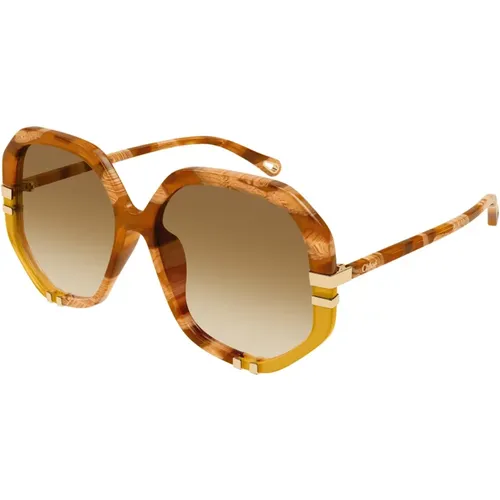 Sunglasses , female, Sizes: 55 MM - Chloé - Modalova