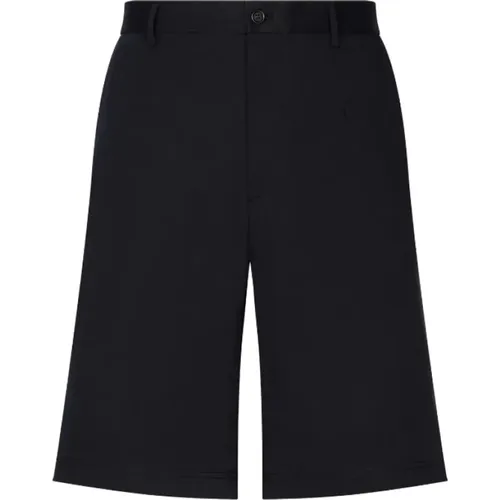 Logo-Plaque Bermuda Shorts , Herren, Größe: M - Dolce & Gabbana - Modalova