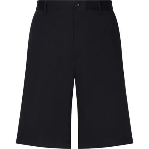 Logo-Plaque Bermuda Shorts , male, Sizes: L, XL - Dolce & Gabbana - Modalova