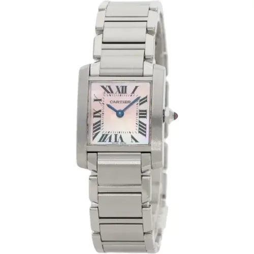 Pre-owned Glass watches , female, Sizes: ONE SIZE - Cartier Vintage - Modalova