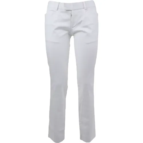 Cotton Pants with Elastane , female, Sizes: 3XS, S, XS - Dsquared2 - Modalova
