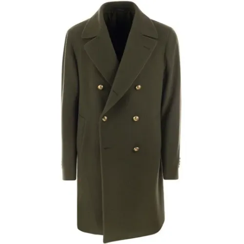 Double-Breasted Coat , male, Sizes: M - Tagliatore - Modalova