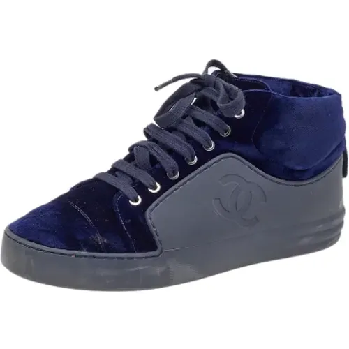 Pre-owned Rubber sneakers , female, Sizes: 4 1/2 UK - Chanel Vintage - Modalova