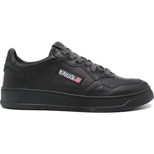 Low Medalist Leather Sneakers , male, Sizes: 7 UK, 10 UK - Autry - Modalova