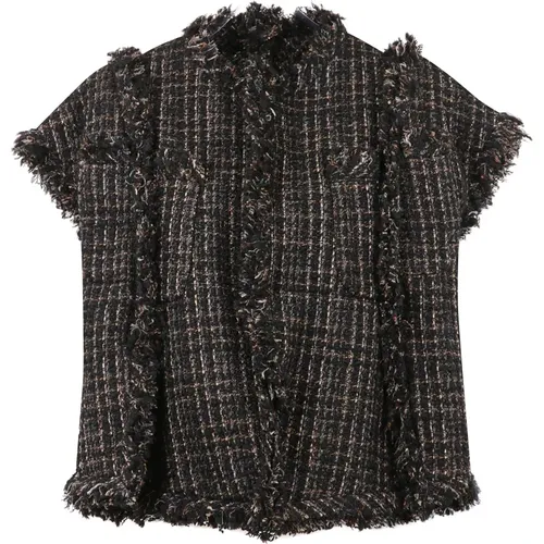 Tweed Vest , Damen, Größe: M - Sacai - Modalova