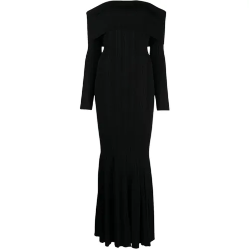 Schwarzes Kleid für Frauen AW , Damen, Größe: M - Self Portrait - Modalova