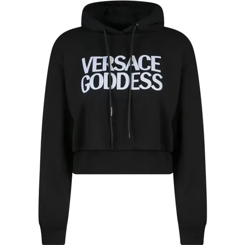 Sweatshirt , female, Sizes: 2XS - Versace - Modalova