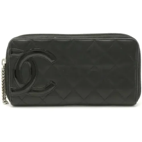 Pre-owned Leather Wallet , female, Sizes: ONE SIZE - Chanel Vintage - Modalova