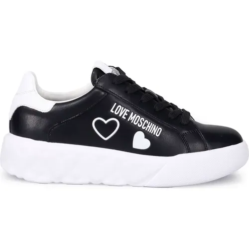 Leather Sneakers for Stylish Comfort , female, Sizes: 4 UK, 6 UK - Love Moschino - Modalova
