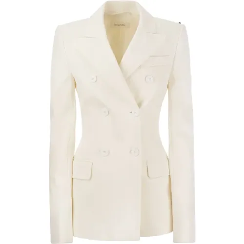 Double Breasted Fitted Jacket , female, Sizes: S - SPORTMAX - Modalova