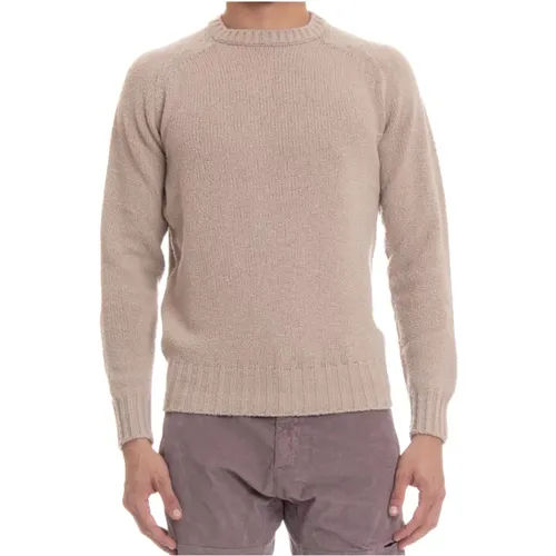 Soft Merino Wool Crewneck Sweater , male, Sizes: S, XL, L, 2XL, M - Drumohr - Modalova