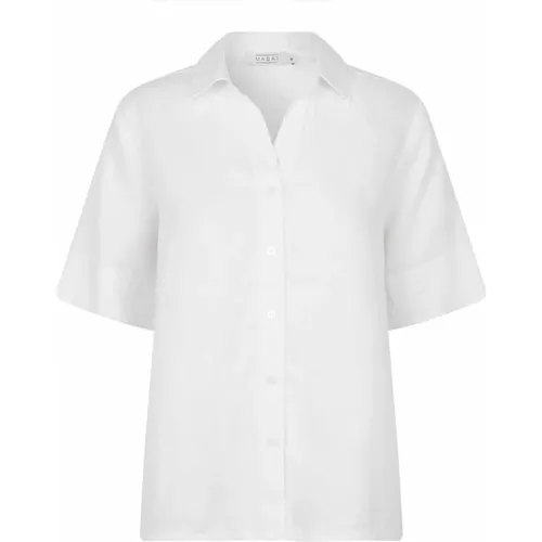 Weiße Leinen Maimus Hemd , Damen, Größe: XL - Masai - Modalova