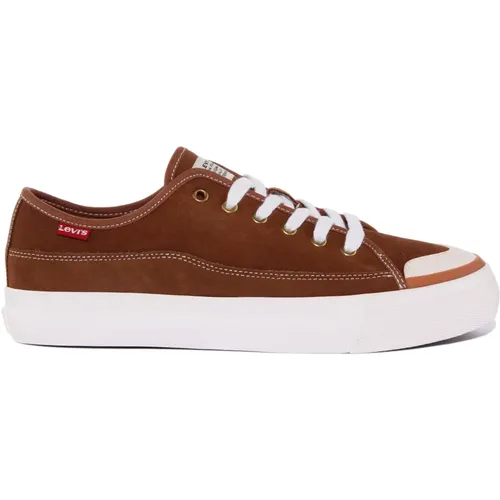 Levi's , Canvas Low Top Trainers Men , male, Sizes: 11 UK, 8 UK - Levis - Modalova