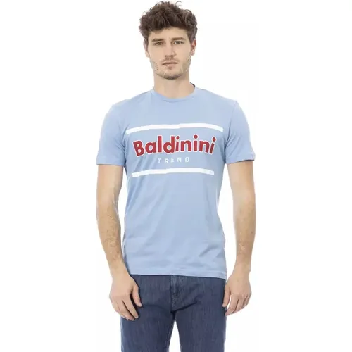 Stylisches Kurzarm-T-Shirt für Herren , Herren, Größe: M - Baldinini - Modalova