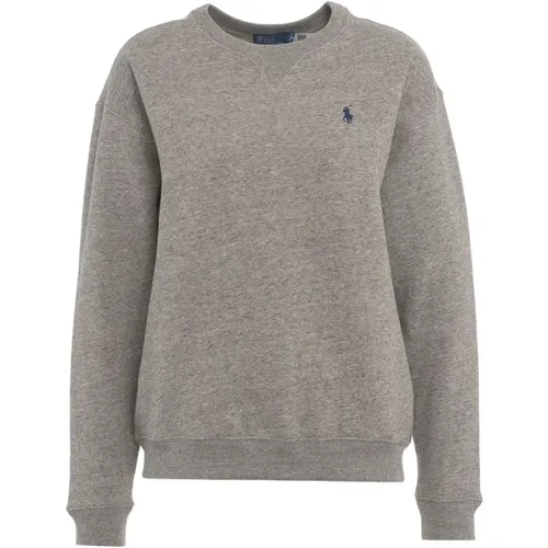 Grauer Sweatshirt Aw24 Damenbekleidung , Damen, Größe: M - Polo Ralph Lauren - Modalova