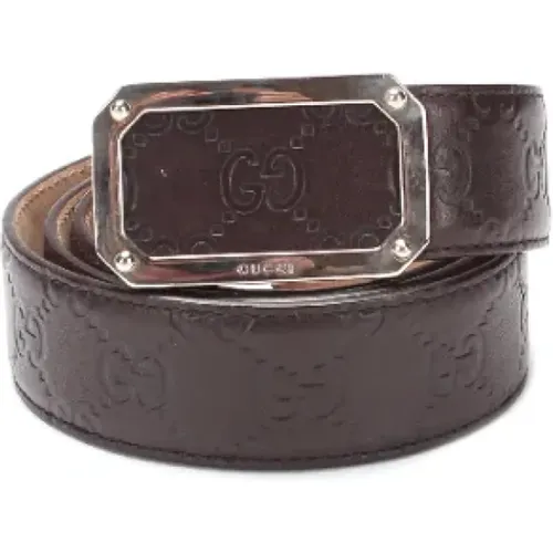 Pre-owned Leather belts , female, Sizes: ONE SIZE - Gucci Vintage - Modalova