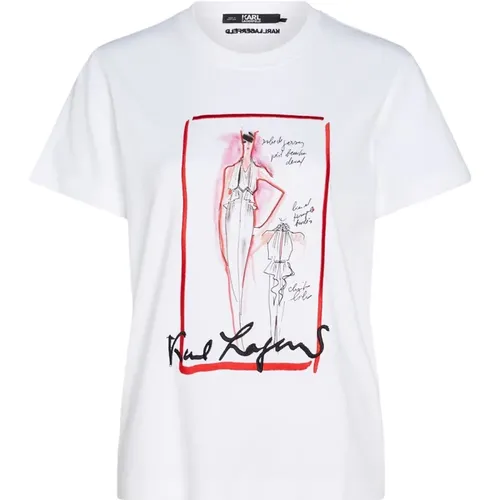 Archive T-shirt Elevate Wardrobe , female, Sizes: M - Karl Lagerfeld - Modalova