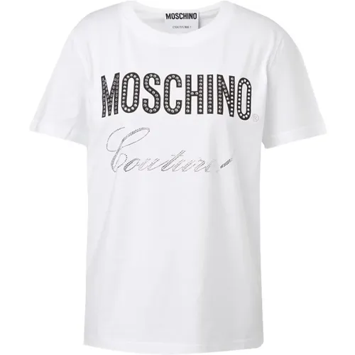 T-Shirts , Damen, Größe: XS - Moschino - Modalova