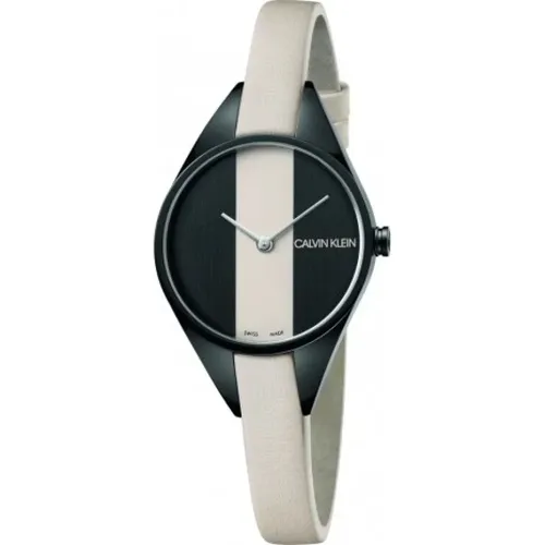 Elegant Quartz Watch with Black Dial , female, Sizes: ONE SIZE - Calvin Klein - Modalova
