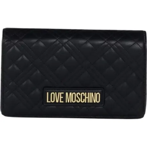 Quilted Logo Bag , female, Sizes: ONE SIZE - Love Moschino - Modalova