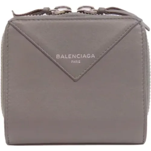 Pre-owned Leather wallets , female, Sizes: ONE SIZE - Balenciaga Vintage - Modalova