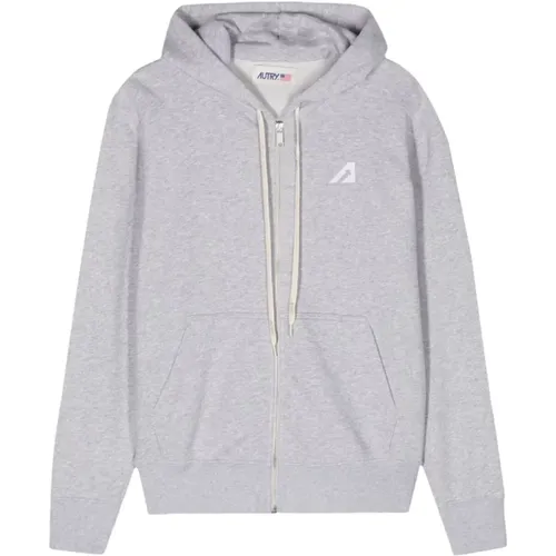 Melange Hoodie für Männer , Herren, Größe: M - Autry - Modalova