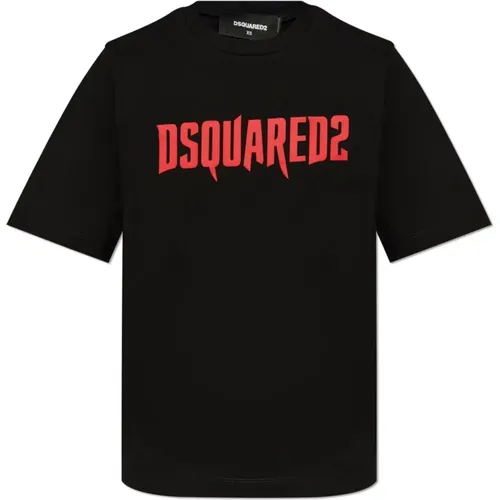 Bedrucktes T-Shirt , Damen, Größe: M - Dsquared2 - Modalova