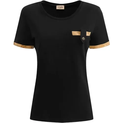 Kurzarm T-Shirt , Damen, Größe: L - Alviero Martini 1a Classe - Modalova