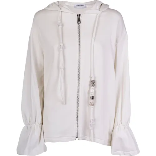 Stilvoller Zip-through Sweatshirt für Frauen - Dondup - Modalova