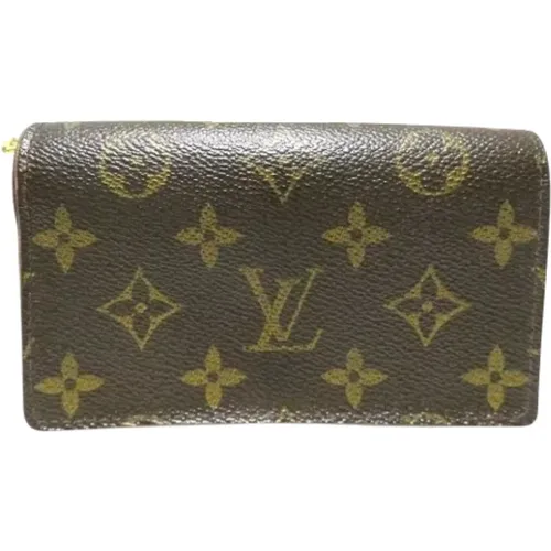 Pre-owned Leather wallets , female, Sizes: ONE SIZE - Louis Vuitton Vintage - Modalova