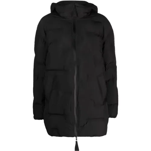 Soft puffer midi jacket , female, Sizes: S, L - Ganni - Modalova