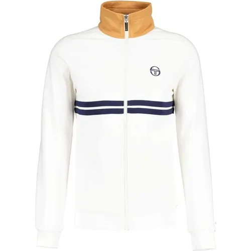 Dallas Tracktop Zip Pocket Polyester Cotton , male, Sizes: XL - Sergio Tacchini - Modalova