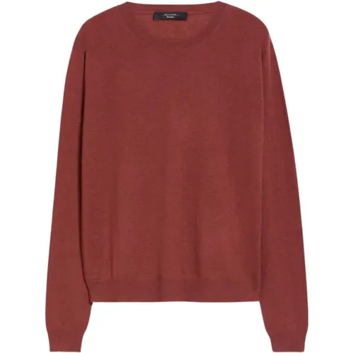 Round-Neck Strickwaren , Damen, Größe: XS - Max Mara - Modalova