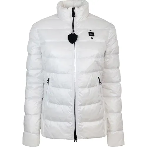 Puffer Jacket Korean Collar , female, Sizes: XS, S - Blauer - Modalova