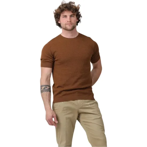 Stylisches Wafer T-Shirt , Herren, Größe: L - Irish Crone - Modalova