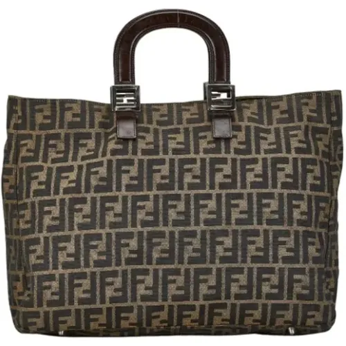 Pre-owned Canvas handbags , female, Sizes: ONE SIZE - Fendi Vintage - Modalova