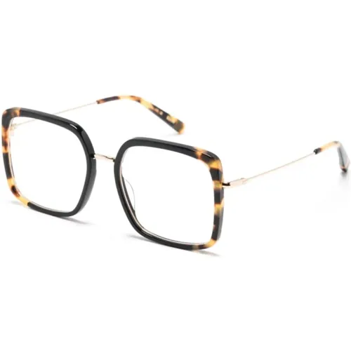 Schwarze Optische Brille für den täglichen Gebrauch , Damen, Größe: 54 MM - Kaleos - Modalova
