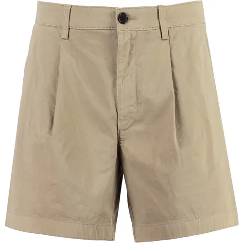 Baumwoll-Bermuda-Shorts mit Taschen , Herren, Größe: W35 - DEPARTMENT FIVE - Modalova