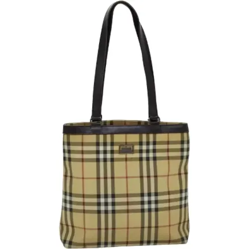 Pre-owned Cotton handbags , female, Sizes: ONE SIZE - Burberry Vintage - Modalova