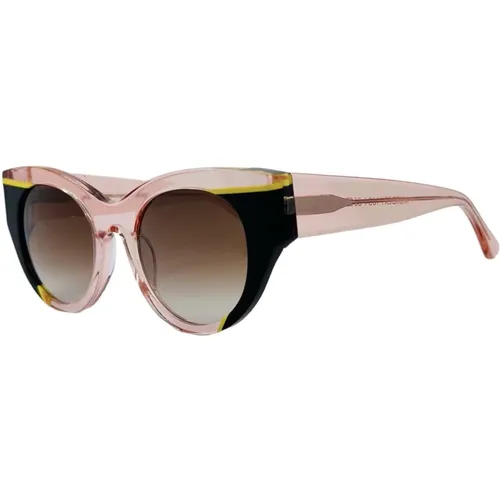 Geometric Cat Eye Sunglasses , female, Sizes: ONE SIZE - Thierry Lasry - Modalova