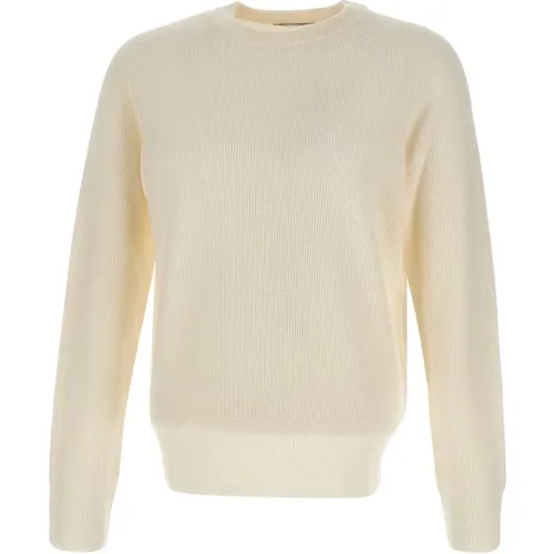 Merino Wool Crew Neck Sweater , male, Sizes: 3XL, M, XL, L, 2XL, 4XL, 5XL - Kangra - Modalova