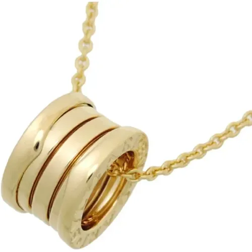 Pre-owned Gold necklaces , female, Sizes: ONE SIZE - Bvlgari Vintage - Modalova